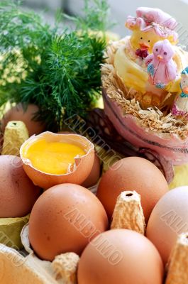 Eggs and chickens