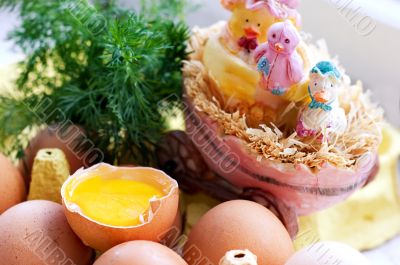 Eggs and chickens
