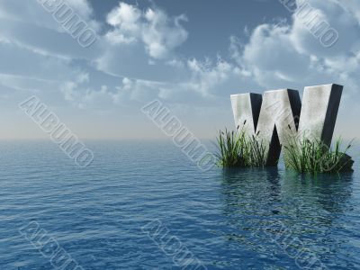 letter W