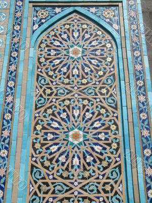 Fragment of ornament of mosque