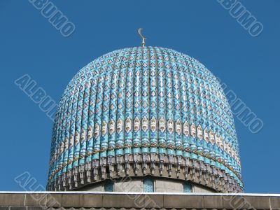 A cupola of cathedral mosque