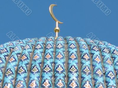 A cupola of cathedral mosque