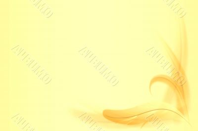 Abstract yellow feathers background
