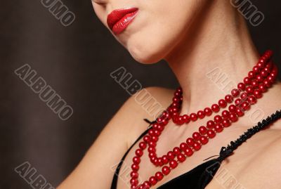 Red beads