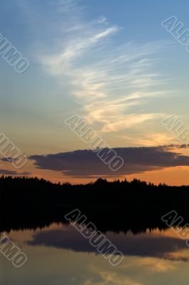 After a sunset