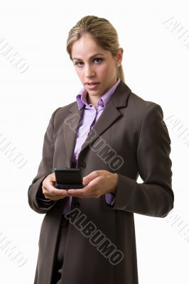 Woman texting