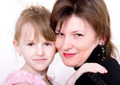 mother and daughter