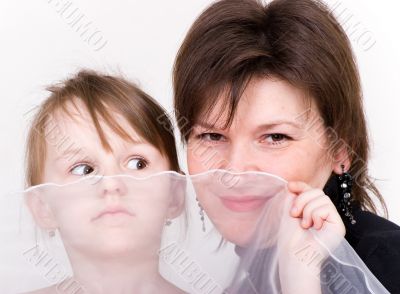 mother and daughter