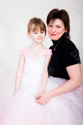 mother and daughter