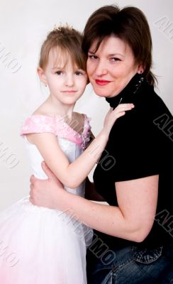mother and daughter