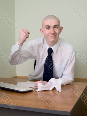 Emotional manager at office