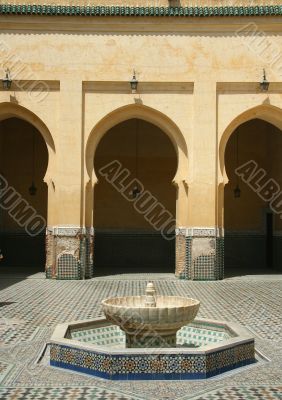 Traditional moroccan palace