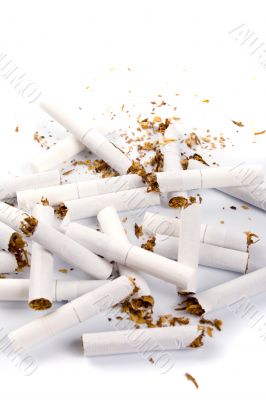 broken cigarettes
