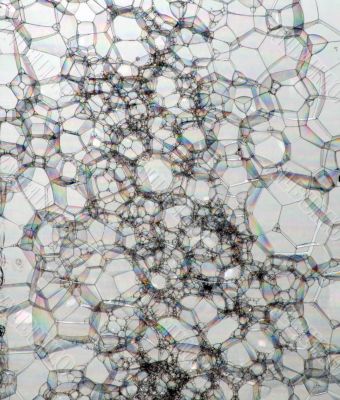 Bubbles of soap