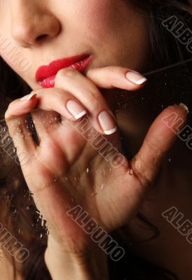 Beautiful female hand