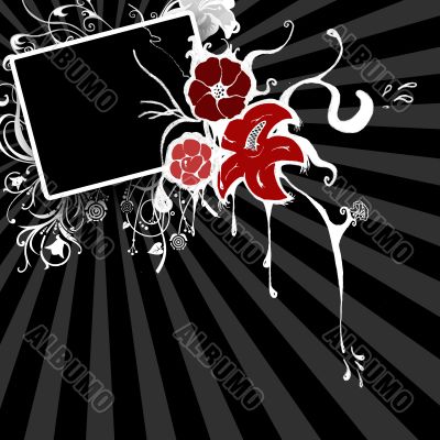 Element for design, frame, illustration