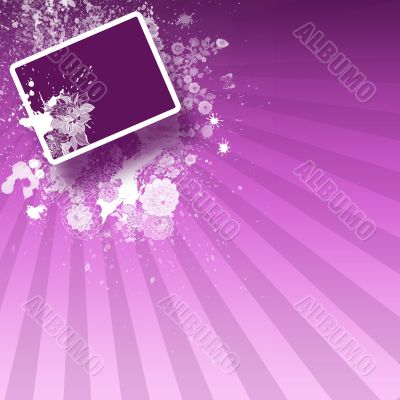 Element for congratulations, websites, frame