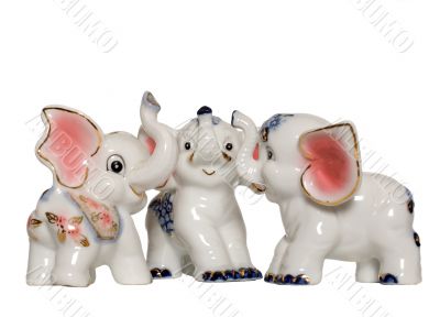 Three elephants