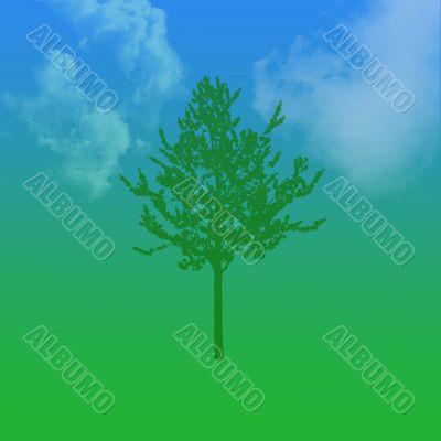 Green tree