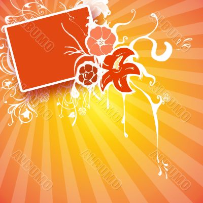 Element for congratulations, websites, frame