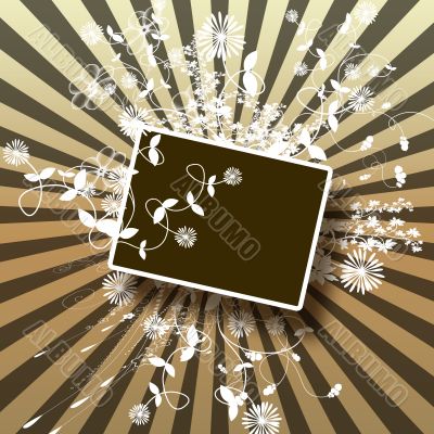 Element for congratulations, websites, frame