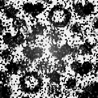 White and black ornament