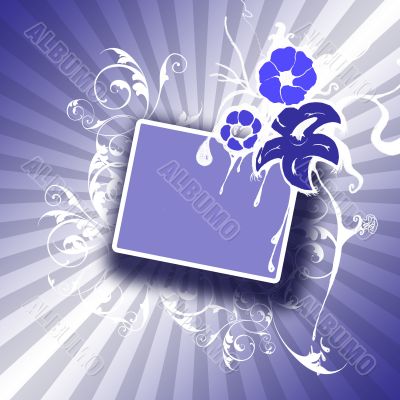 Element for congratulations, websites, frame