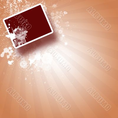 Element for congratulations, websites, frame