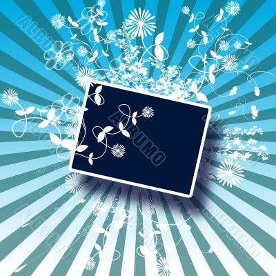 Element for congratulations, websites, frame