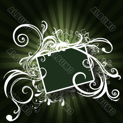 Element for congratulations, websites, frame