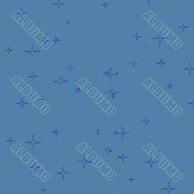 Blue picture with cross lines