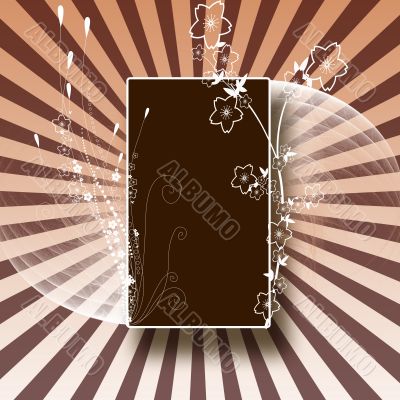 Element for congratulations, websites, frame