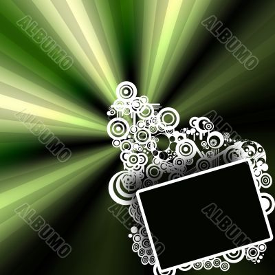 Element for congratulations, websites, frame