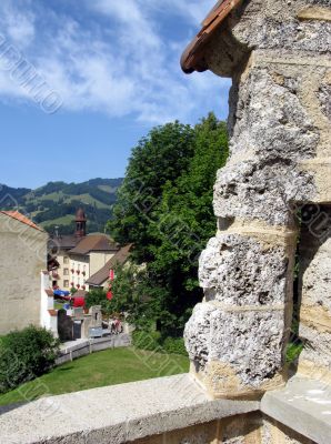 The Swiss village of Gruyere