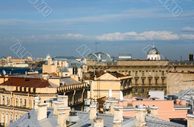 Saint-Petersburg from the roof