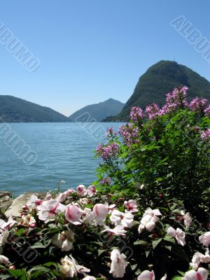 Lugano lake. Switzerland.