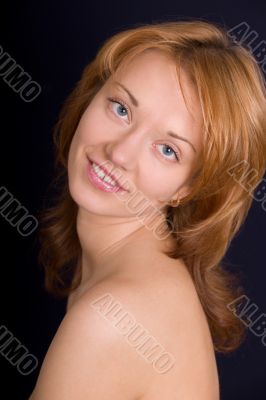 Portrait of the beautiful girl