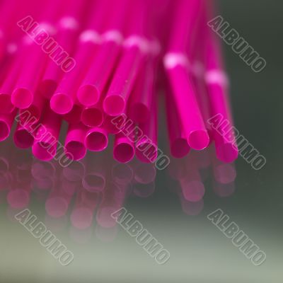 pink straw