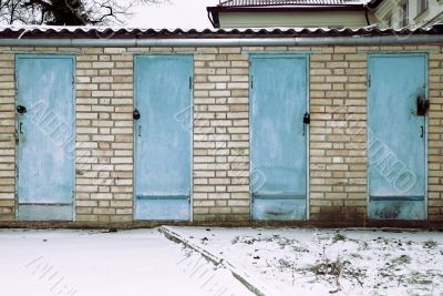 Four sheds