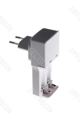 battery charger on white background