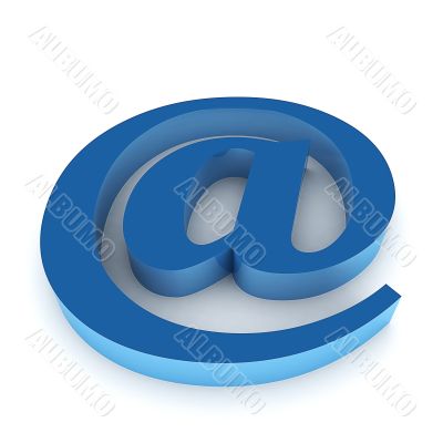e-mail mark illustration