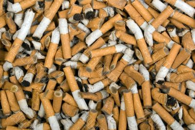 Cigarette-end texture