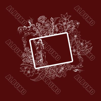 Element for design, frame, illustration