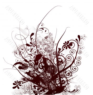 Element for design, frame, illustration
