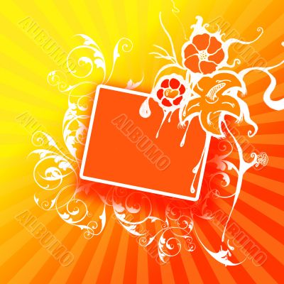 Element for design, frame, illustration