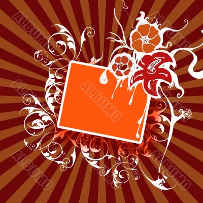 Element for design, frame, illustration