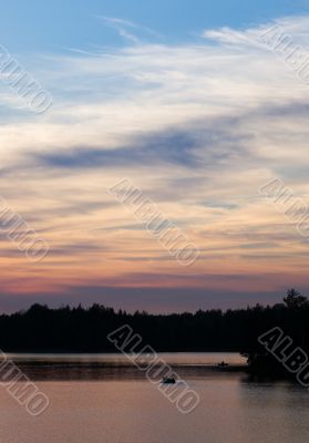 Night lake