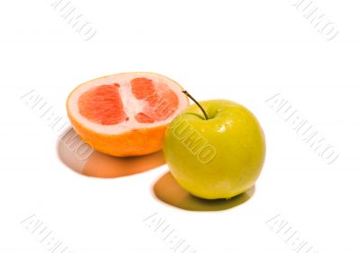 Fresh fruits isolated