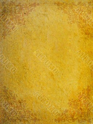 Old grunge paper parchment background with pattern