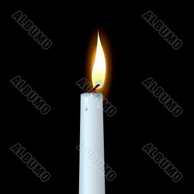 white candle